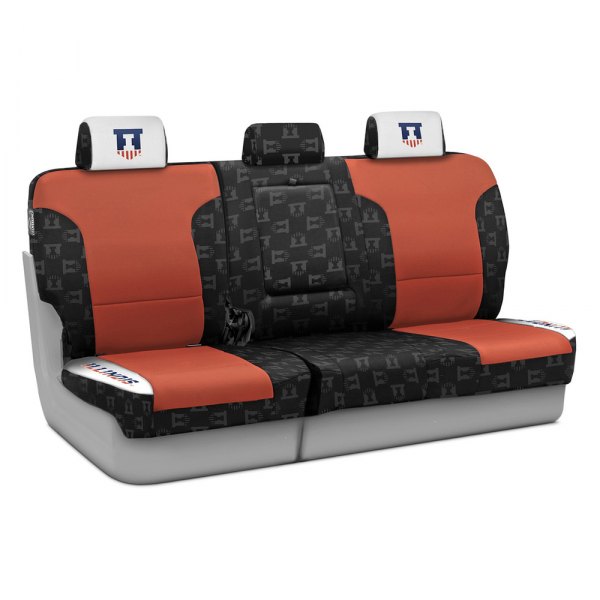 Coverking® - Licensed Collegiate 1st Row Custom Seat Covers with University of Illinois Logo