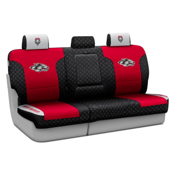 Coverking® - Licensed Collegiate 3rd Row Custom Seat Covers with University of New Mexico Logo