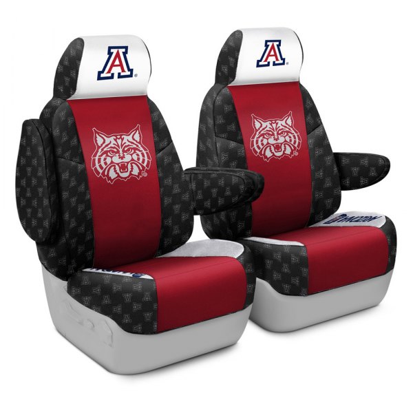 Coverking® - Licensed Collegiate 1st Row Custom Seat Covers with Arizona Logo
