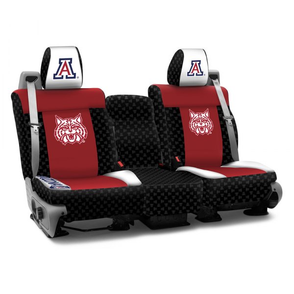 Coverking® - Licensed Collegiate 2nd Row Custom Seat Covers with Arizona Logo