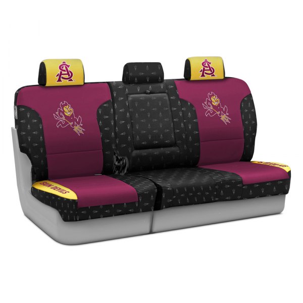 Coverking® - Licensed Collegiate 1st Row Custom Seat Covers with Arizona State University Logo