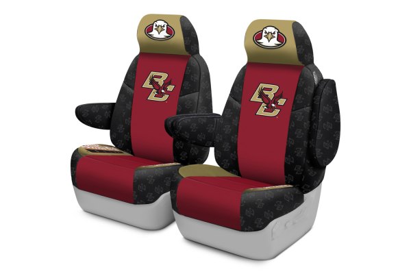Coverking® - Licensed Collegiate 1st Row Custom Seat Covers with Boston College Logo