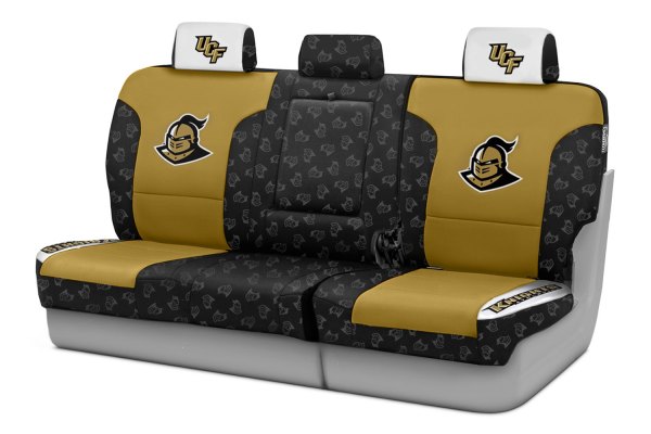 Coverking® - Licensed Collegiate 1st Row Custom Seat Covers with University of Central Florida Logo
