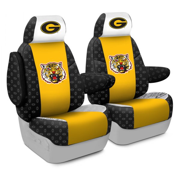 Coverking® - Licensed Collegiate 1st Row Custom Seat Covers with Grambling State University Logo