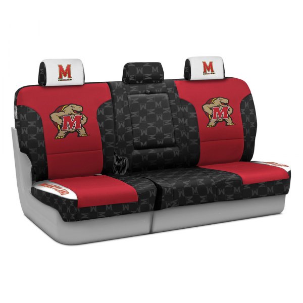 Coverking® - Licensed Collegiate 1st Row Custom Seat Covers with University of Maryland Logo