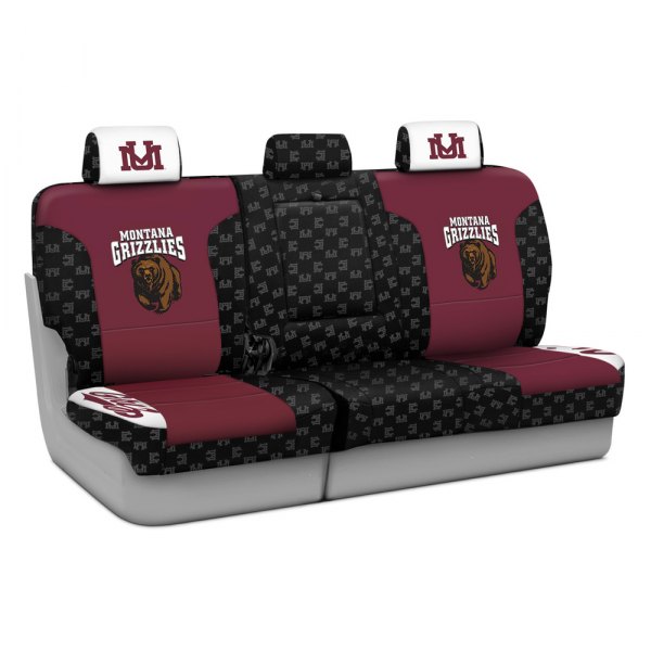 Coverking® - Licensed Collegiate 1st Row Custom Seat Covers with University of Montana Logo