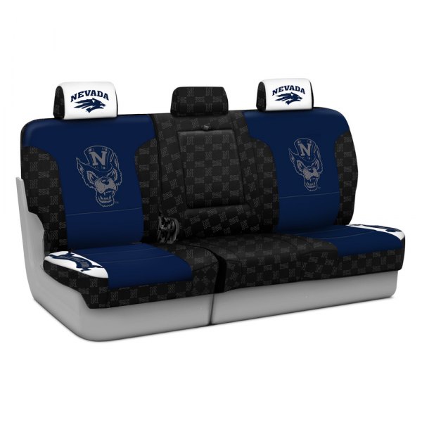 Coverking® - Licensed Collegiate 1st Row Custom Seat Covers with University of Nevada Logo