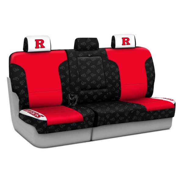 Coverking® - Licensed Collegiate 1st Row Custom Seat Covers with Rutgers, State University of New Jersey Logo