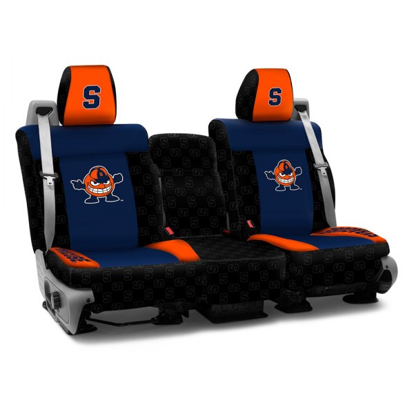 Coverking® - Licensed Collegiate 1st Row Custom Seat Covers with Syracuse University Logo