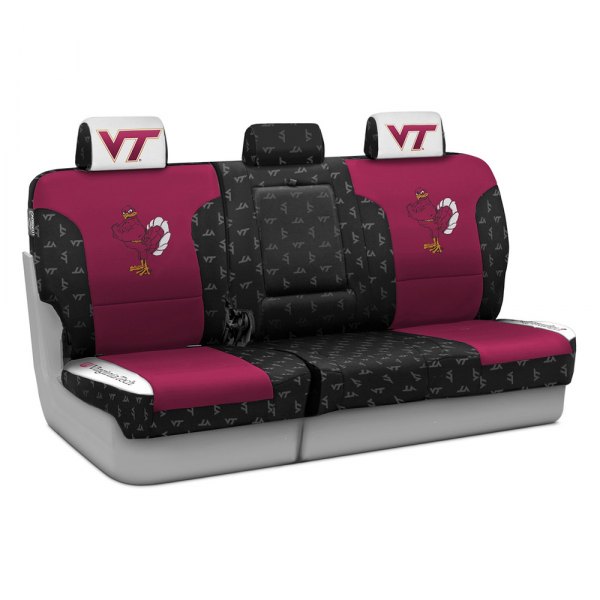 Coverking® - Licensed Collegiate 1st Row Custom Seat Covers with Virginia Tech Logo