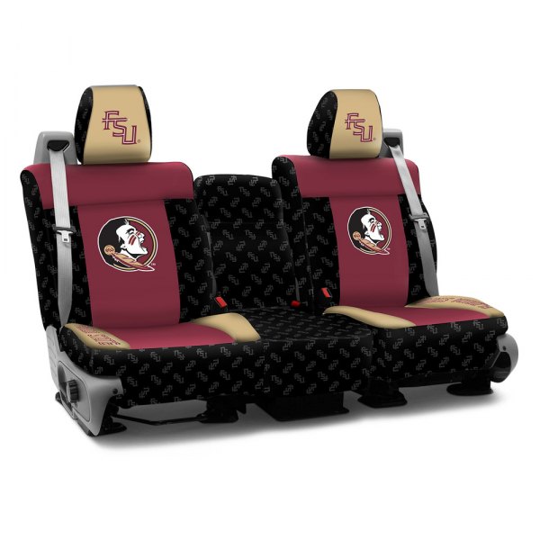 Coverking® - Licensed Collegiate 1st Row Custom Seat Covers with Florida State University Logo