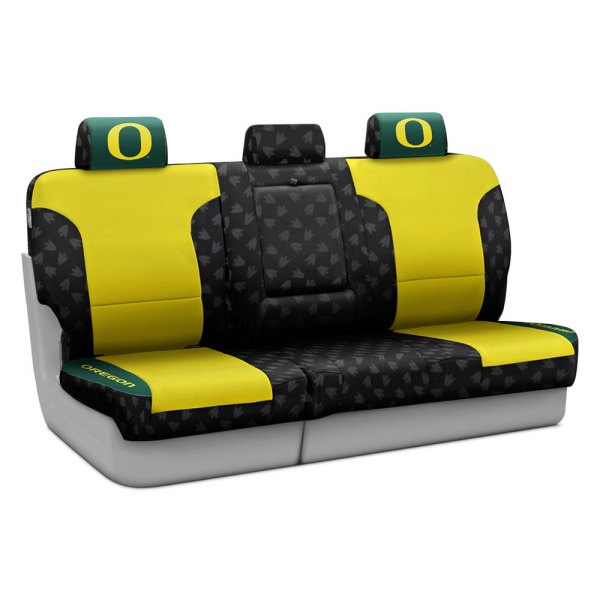 Coverking® - Licensed Collegiate 3rd Row Custom Seat Covers with Oregon Logo