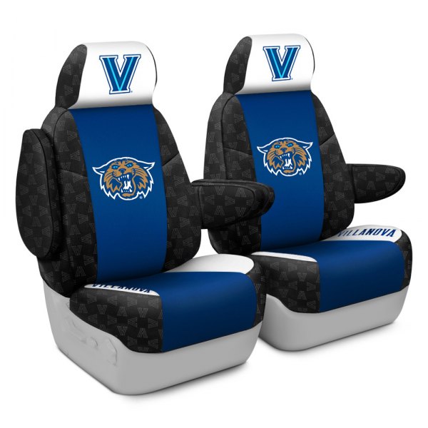 Coverking® - Licensed Collegiate 1st Row Custom Seat Covers with Villanova Logo