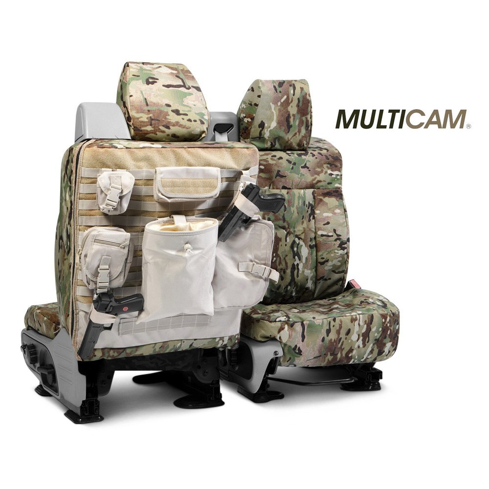 Black Coverking Custom Fit Tactical Seat Package for Select Jeep Wrangler Models 