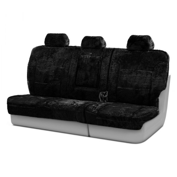 Coverking® - Snuggleplush™ 3rd Row Custom Black Seat Covers