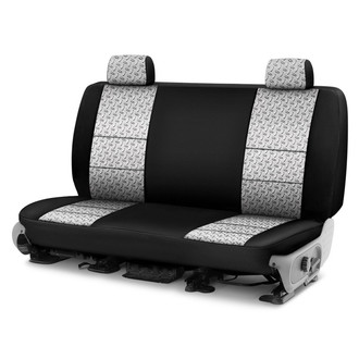 Coverking® - Designer Printed Neosupreme Designer Printed Neosupreme 2nd Row Chrome Diamond Custom Seat Covers