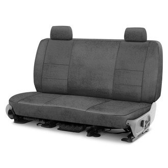 Coverking® - Velour 3rd Row Gray Custom Seat Covers