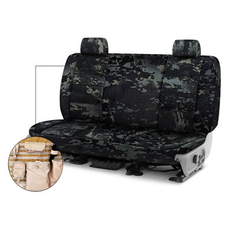 Coverking® - Multicam™ 2nd Row Tactical Camo Black Custom Seat Covers