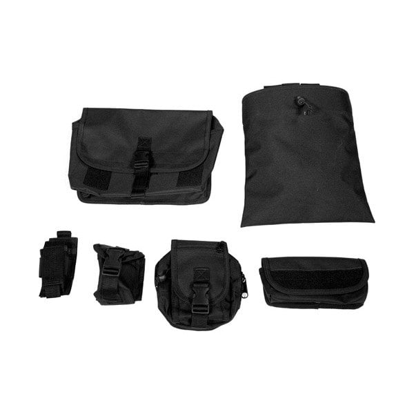 black tactical pouch