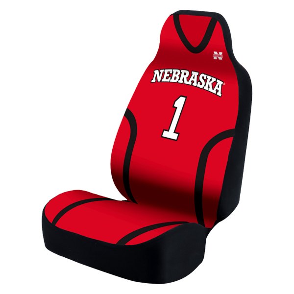  Coverking® - Collegiate Seat Cover (Nebraska, Huskers Logos and Colors)
