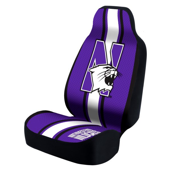  Coverking® - Collegiate Seat Cover (Northwestern Logos and Colors)
