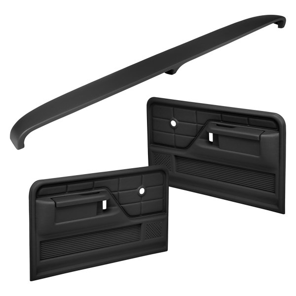 Coverlay® - Black Dash Cover and Door Panels Combo Kit