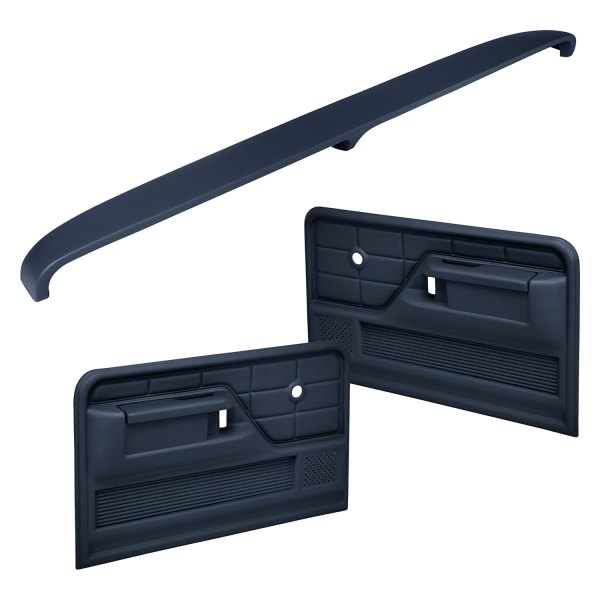 Coverlay® - Dark Blue Dash Cover and Door Panels Combo Kit