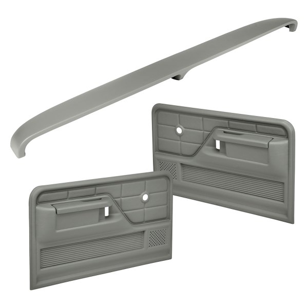 Coverlay® - Medium Gray Dash Cover and Door Panels Combo Kit