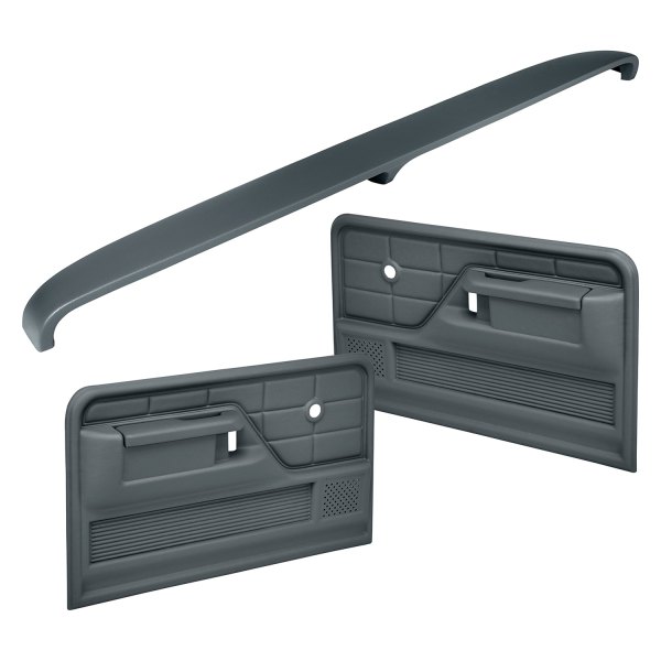 Coverlay® - Slate Gray Dash Cover and Door Panels Combo Kit