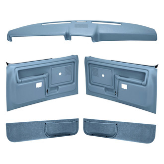 Coverlay® - Light Blue Interior Combo Kit (Slide Locks)