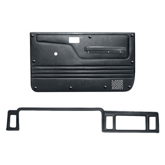 Coverlay® - Black Dash Cover and Door Panels Combo Kit (No Power Windows)