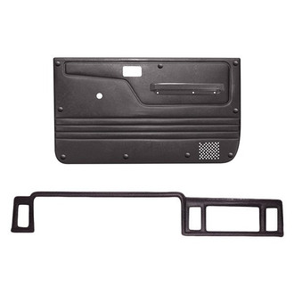 Coverlay® - Dark Brown Dash Cover and Door Panels Combo Kit (No Power Windows)