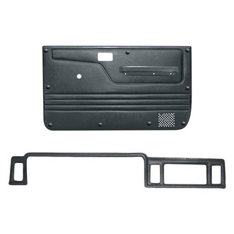 Coverlay® - Dark Gray Dash Cover and Door Panels Combo Kit (No Power Windows)