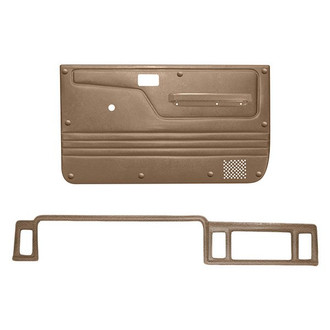 Coverlay® - Light Brown Dash Cover and Door Panels Combo Kit (No Power Windows)
