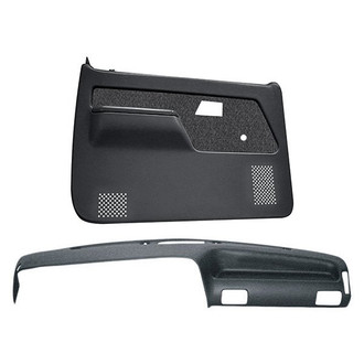 Coverlay® - Dark Gray Dash Cover and Door Panels Combo Kit (Full Power Windows)