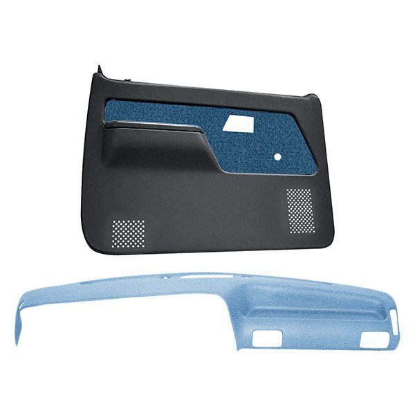Coverlay® - Light Blue Dash Cover and Door Panels Combo Kit