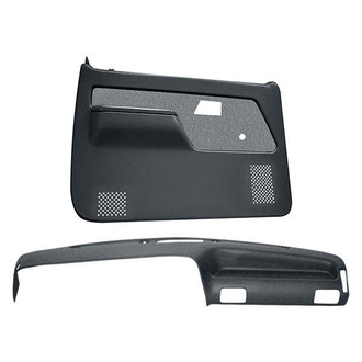 Coverlay® - Black Dash Cover and Door Panels Combo Kit (No Power Windows)