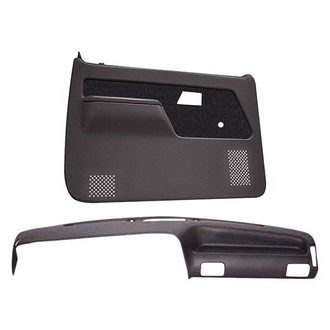 Coverlay® - Dark Brown Dash Cover and Door Panels Combo Kit (No Power Windows)