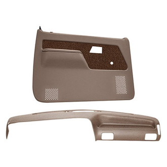 Coverlay® - Medium Brown Dash Cover and Door Panels Combo Kit (No Power Windows)