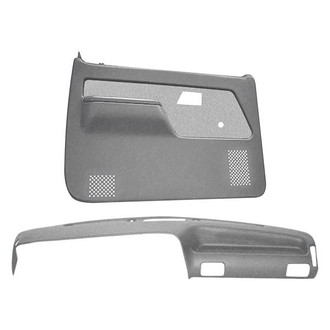 Coverlay® - Taupe Gray Dash Cover and Door Panels Combo Kit (No Power Windows)