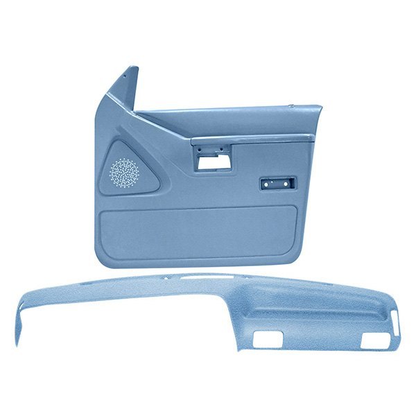 Coverlay® - Light Blue Dash Cover and Door Panels Combo Kit