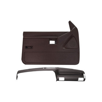 Coverlay® - Dark Brown Dash Cover and Door Panels Combo Kit (Full Power Windows)