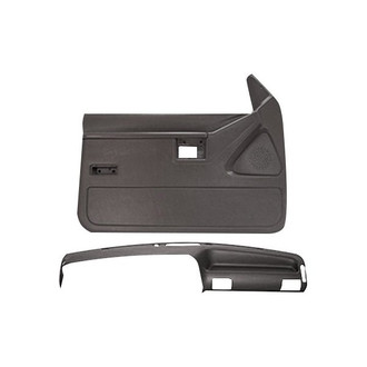 Coverlay® - Medium Gray Dash Cover and Door Panels Combo Kit (Full Power Windows)
