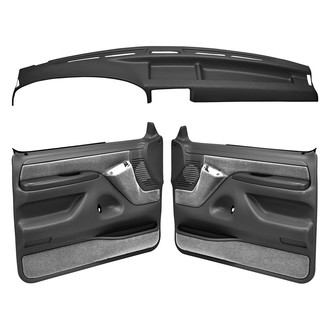 Coverlay® - Dark Gray Dash Cover and Door Panels Combo Kit (Full Power Windows)