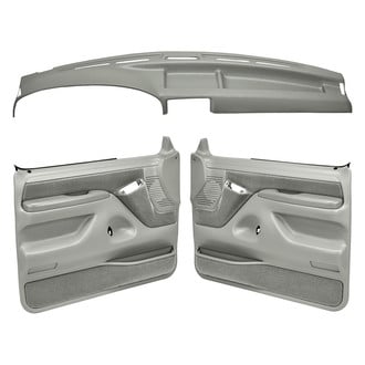 Coverlay® - Light Gray Dash Cover and Door Panels Combo Kit (Full Power Windows)