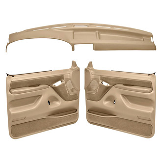 Coverlay® - Neutral Dash Cover and Door Panels Combo Kit (Full Power Windows)