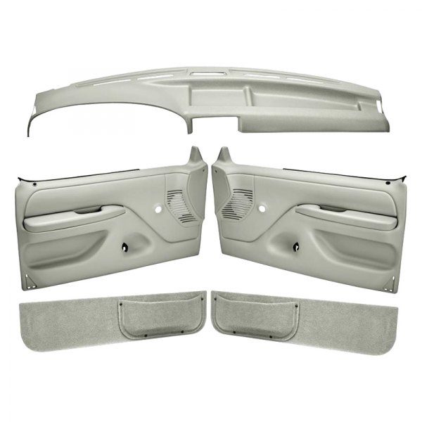 Coverlay® - Light Gray Dash Cover and Door Panels Combo Kit