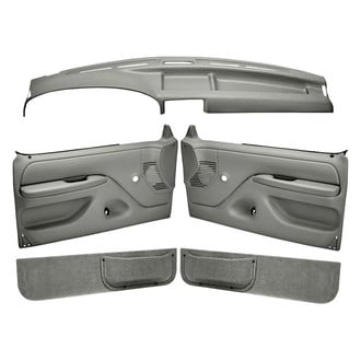 Coverlay® - Medium Gray Dash Cover and Door Panels Combo Kit (No Power Windows)