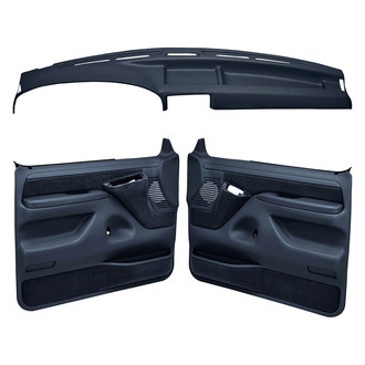 Coverlay® - Dark Blue Dash Cover and Door Panels Combo Kit