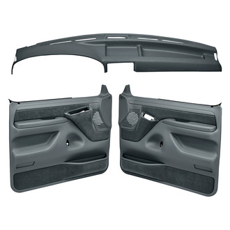 Coverlay® - Slate Gray Dash Cover and Door Panels Combo Kit
